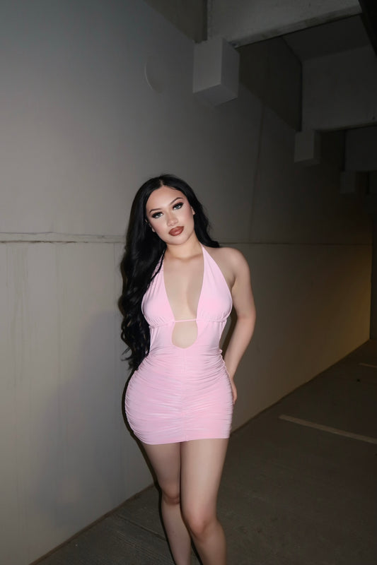 Soft pink dress